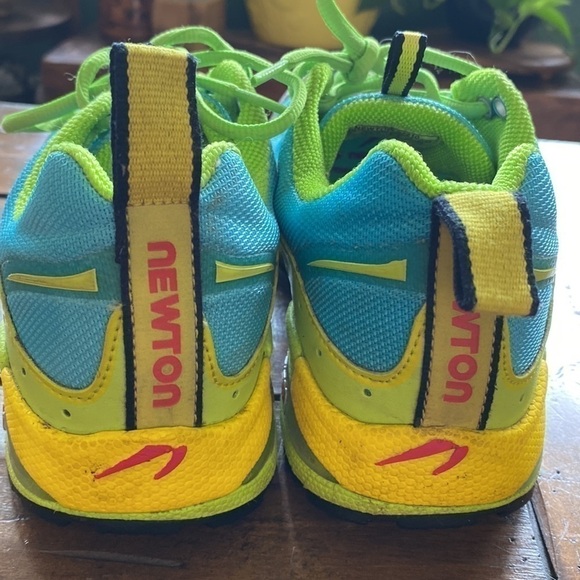 Newton Terra Momentum Running Blue Lime Women Training Sneakers Size 7 - Picture 8 of 13